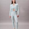 Rib Sport Cropped Jacket