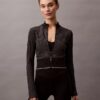 Rib Sport Cropped Jacket