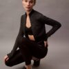 Rib Sport Cropped Jacket
