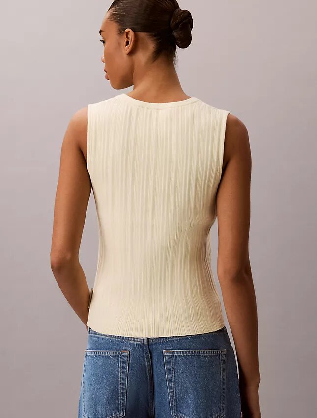 Rib V-Neck Tank Top Rib V-Neck Tank Top