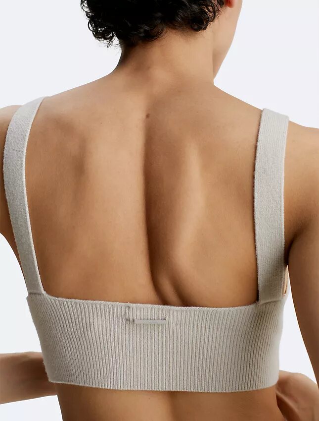 Rib Wool Blend Bralette Rib Wool Blend Bralette