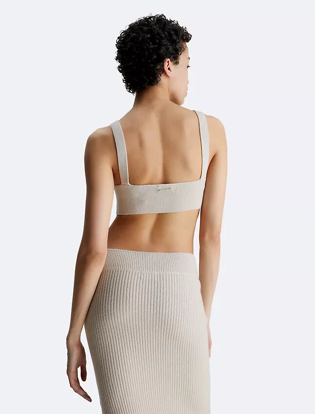 Rib Wool Blend Bralette Rib Wool Blend Bralette