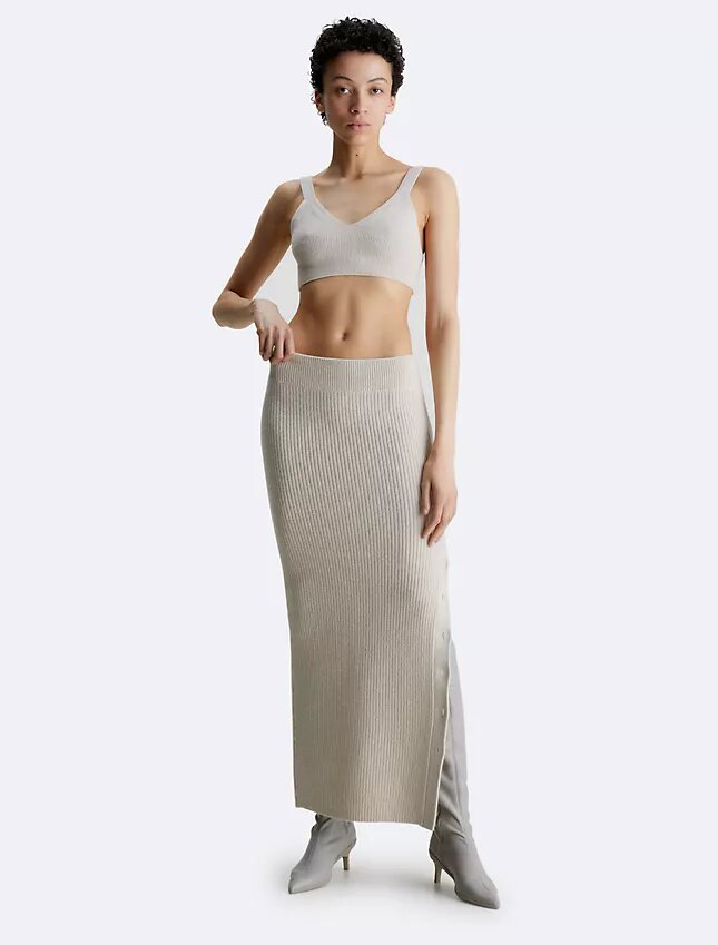 Rib Wool Blend Bralette Rib Wool Blend Bralette