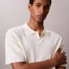 Ribbed Sweater Polo Shirt Ribbed Sweater Polo Shirt