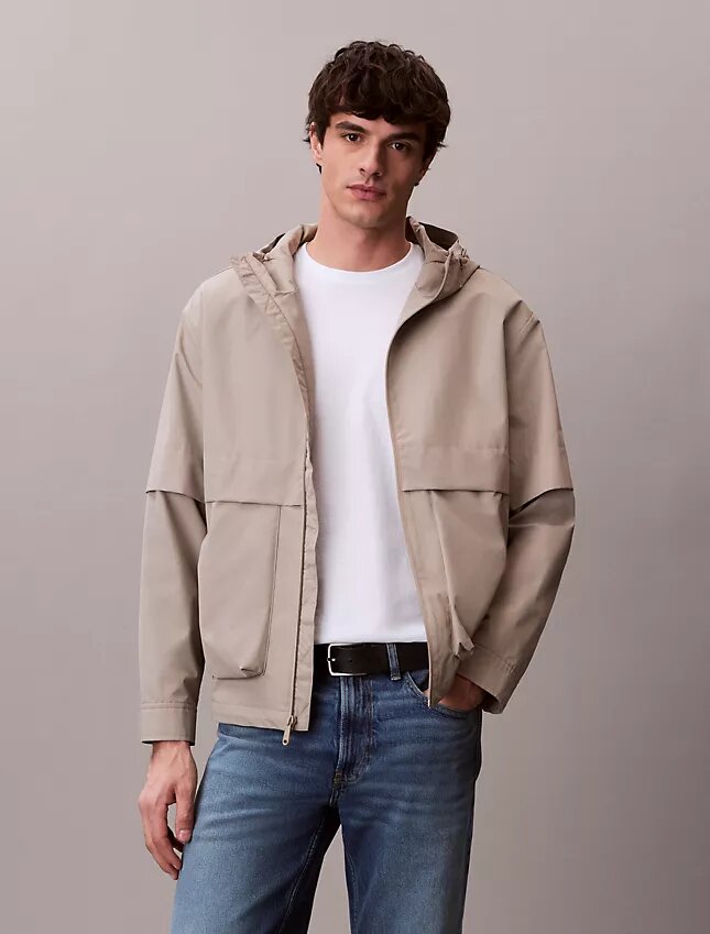 Ripstop Hooded Windbreaker Jacket Ripstop Hooded Windbreaker Jacket