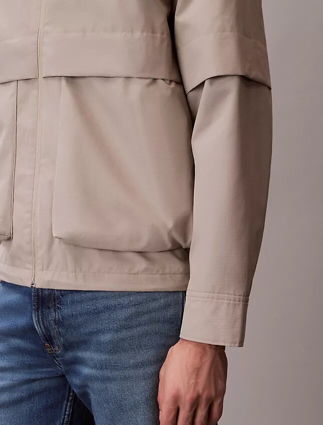 Ripstop Hooded Windbreaker Jacket Ripstop Hooded Windbreaker Jacket