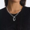 Round Organic Shape Pendant Necklace Round Organic Shape Pendant Necklace