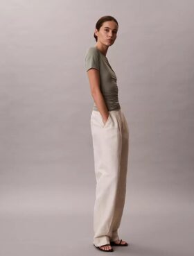 Ruched Slim T-Shirt