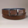 Saffiano Leather Reversible Belt Saffiano Leather Reversible Belt
