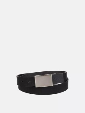 Saffiano Reversible Plaque Buckle Belt Saffiano Reversible Plaque Buckle Belt