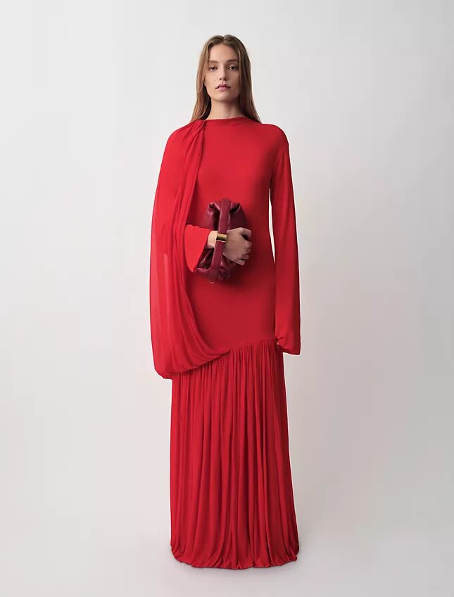 Sara Draped Evening Dress Sara Draped Evening Dress