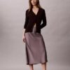 Satin Midi Skirt Satin Midi Skirt