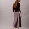 Satin Midi Skirt Satin Midi Skirt