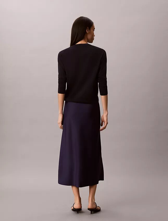 Satin Midi Skirt Satin Midi Skirt