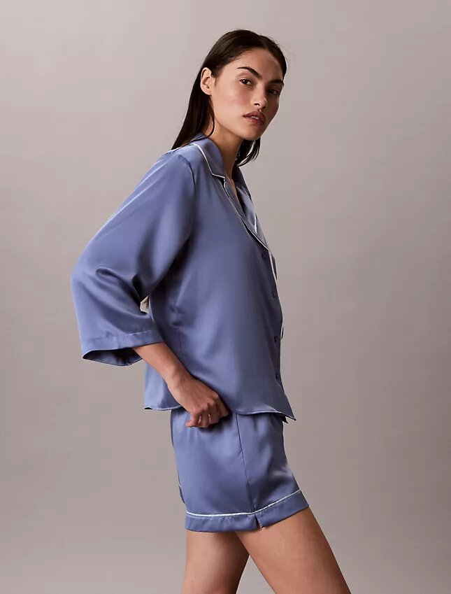 Satin Sheen Shirt Satin Sheen Shirt