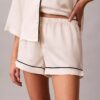 Satin Sheen Shorts Satin Sheen Shorts
