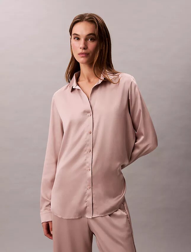 Satin Sheen Sleep Shirt Satin Sheen Sleep Shirt