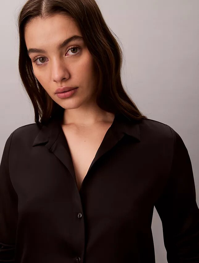 Satin Sheen Sleep Shirt Satin Sheen Sleep Shirt