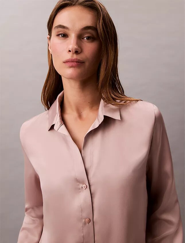 Satin Sheen Sleep Shirt Satin Sheen Sleep Shirt