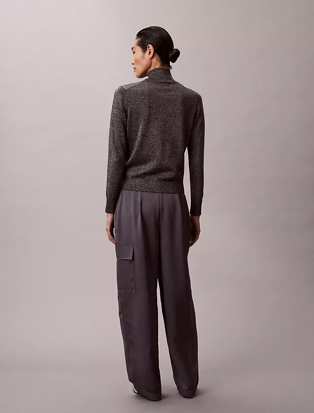 Satin Twill Relaxed Cargo Pants Satin Twill Relaxed Cargo Pants