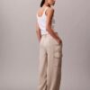 Satin Twill Relaxed Cargo Pants Satin Twill Relaxed Cargo Pants