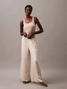 Satin Wide Leg Sleep Pants Satin Wide Leg Sleep Pants