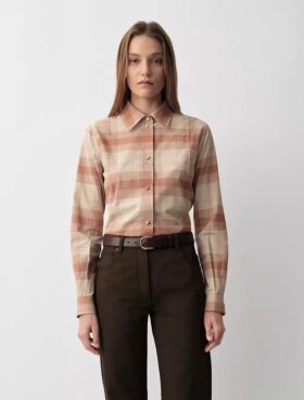 Scarlett Plaid Button-Down Shirt
