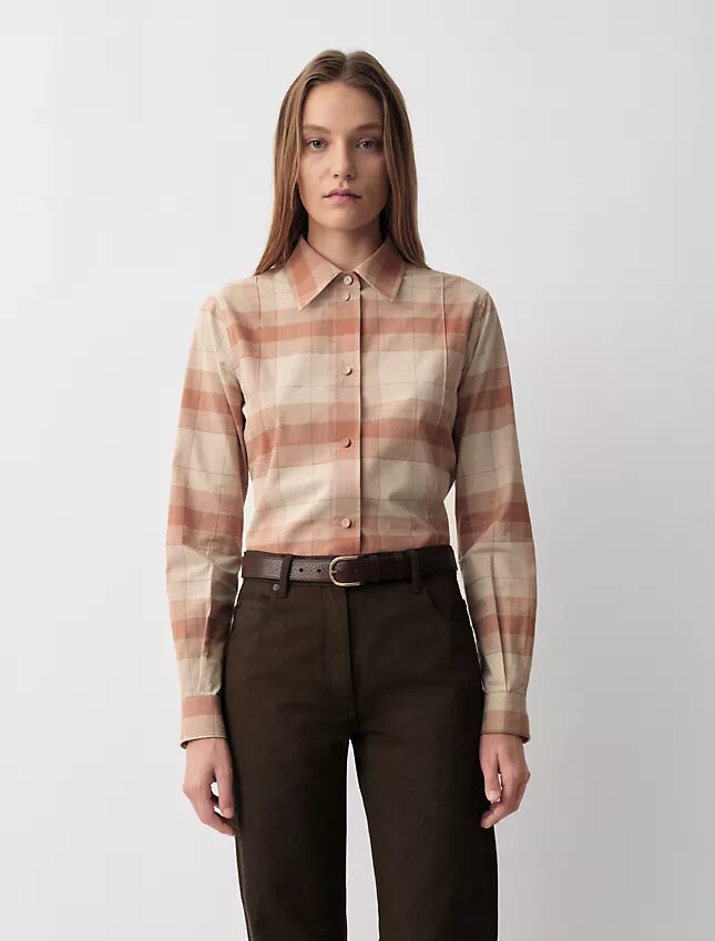 Scarlett Plaid Button-Down Shirt Scarlett Plaid Button-Down Shirt