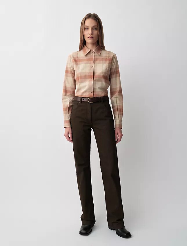 Scarlett Plaid Button-Down Shirt Scarlett Plaid Button-Down Shirt