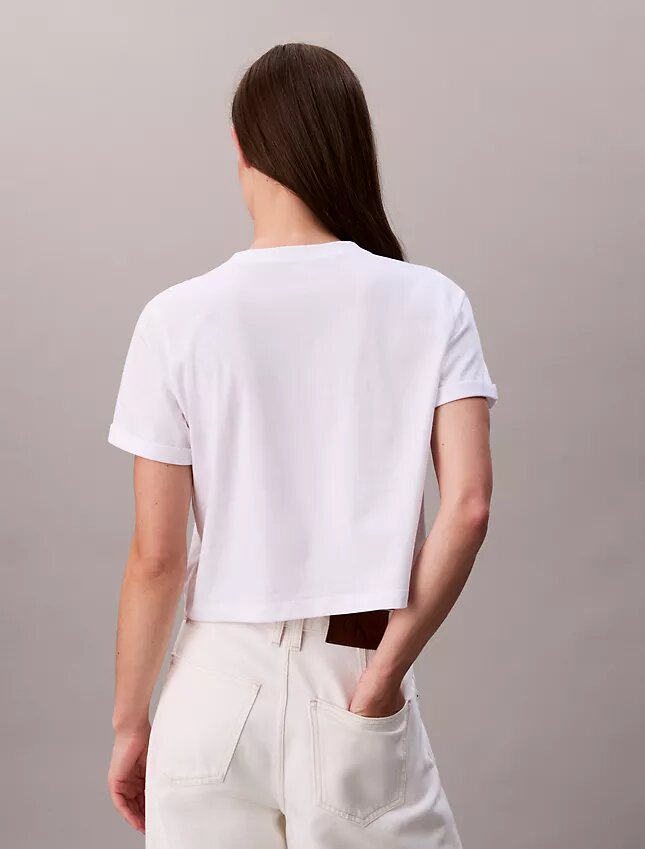 Script Logo Cropped Boxy T-Shirt Script Logo Cropped Boxy T-Shirt