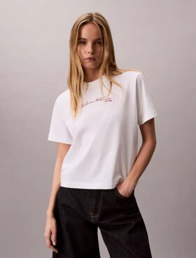 Script Logo Graphic Boxy T-Shirt