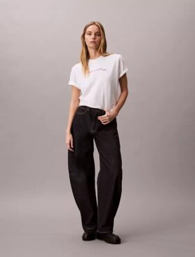 Script Logo Graphic Boxy T-Shirt