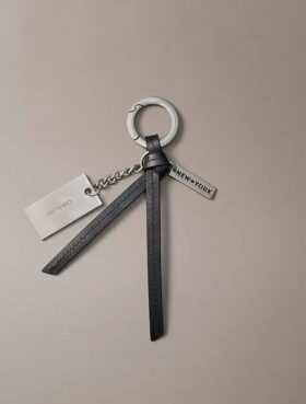 Script Logo Key Fob