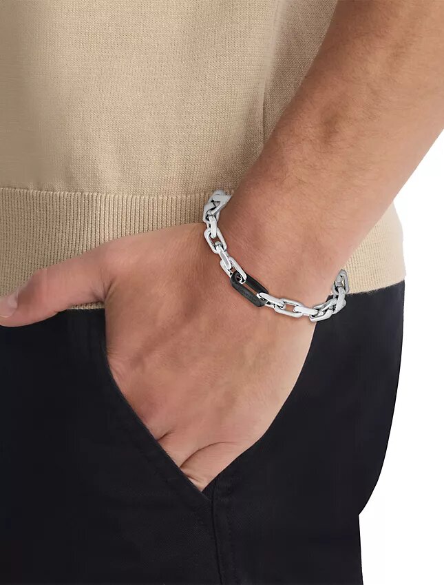Sculpted Link Chain Bracelet Sculpted Link Chain Bracelet