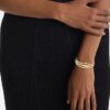 Sculptural Fluid Shape Hinged Bangle Sculptural Fluid Shape Hinged Bangle
