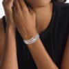 Sculptural Fluid Shape Hinged Bangle Sculptural Fluid Shape Hinged Bangle