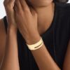 Sculptural Hinged Bangle