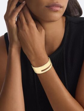Sculptural Hinged Bangle