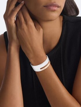 Sculptural Hinged Bangle