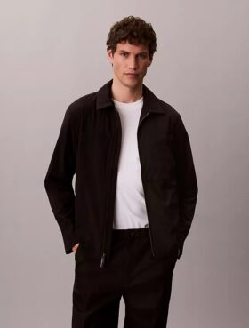 Seersucker Blouson Jacket