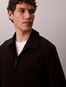 Seersucker Blouson Jacket
