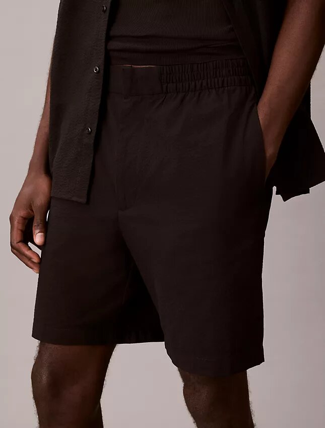 Seersucker Pull-On Shorts Seersucker Pull-On Shorts