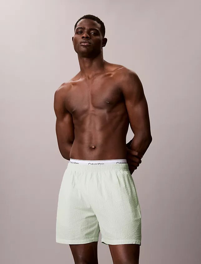 Seersucker Sleep Shorts Seersucker Sleep Shorts
