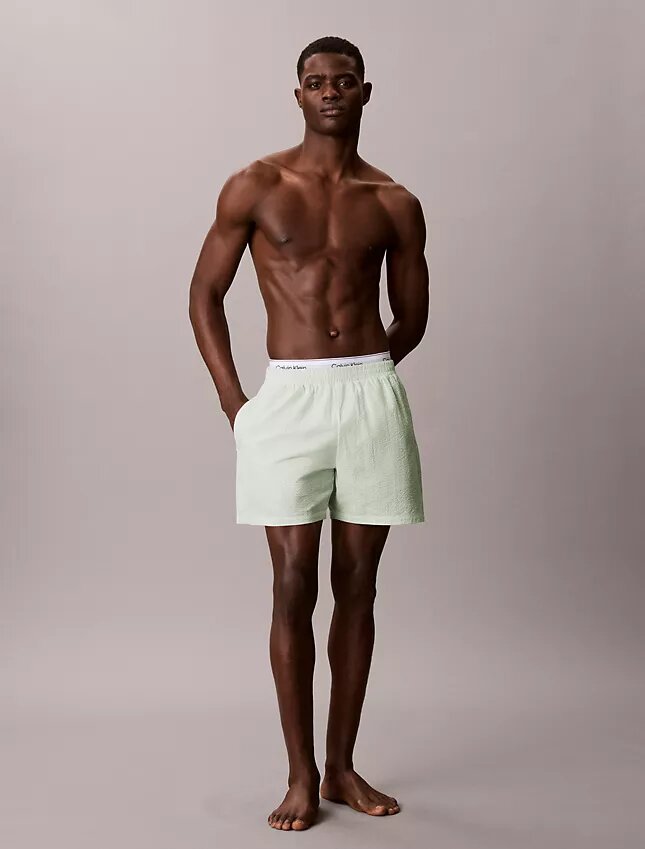 Seersucker Sleep Shorts Seersucker Sleep Shorts