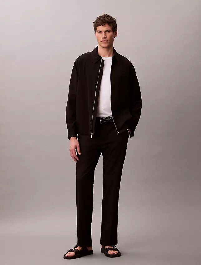 Seersucker Straight Pants Seersucker Straight Pants