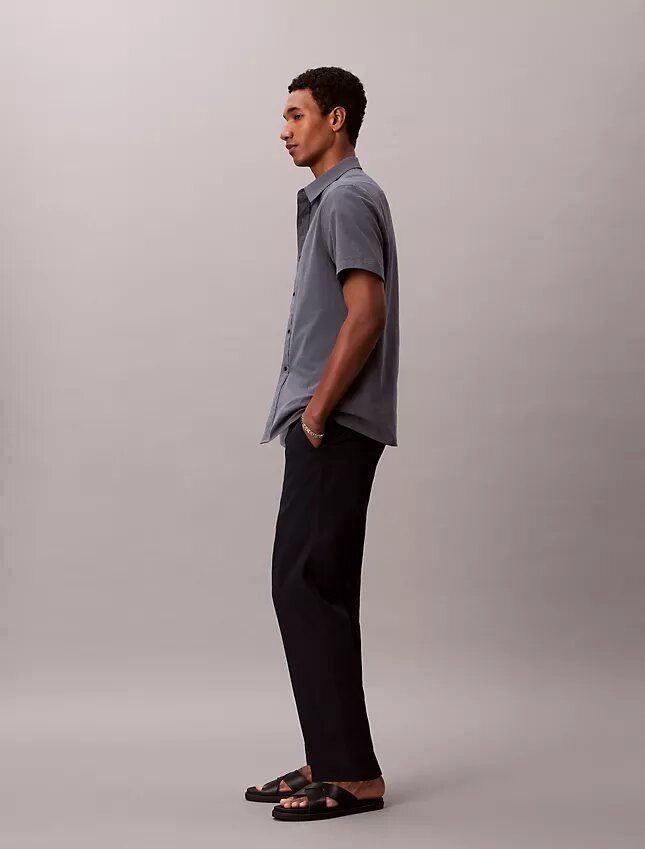 Seersucker Straight Pants Seersucker Straight Pants