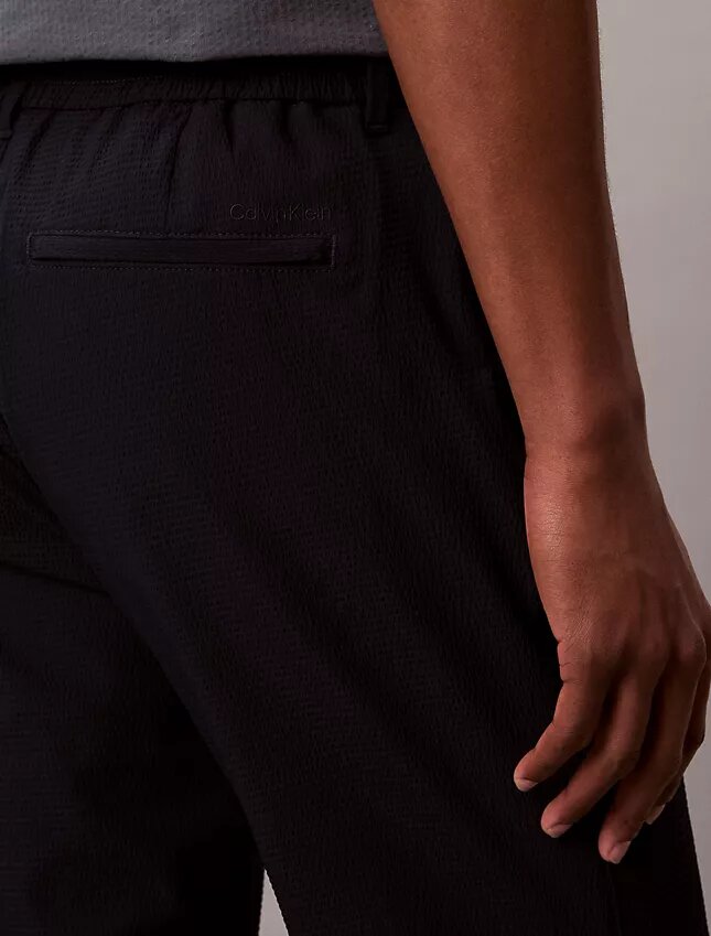 Seersucker Straight Pants Seersucker Straight Pants