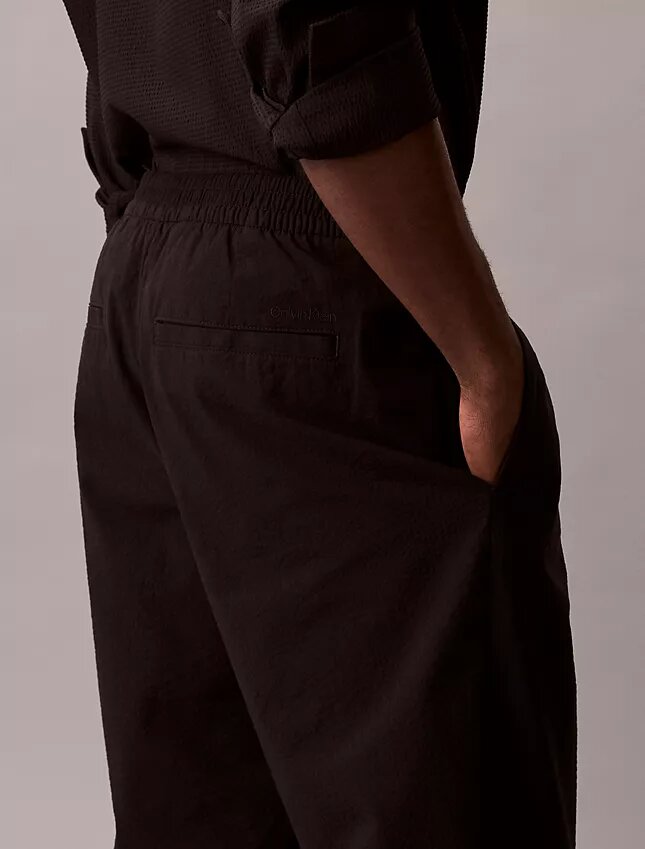 Seersucker Straight Pants Seersucker Straight Pants