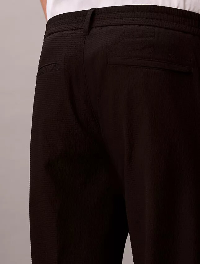 Seersucker Straight Pants Seersucker Straight Pants