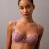 Sensual Stretch Lace Lightly Lined Balconette Bra Sensual Stretch Lace Lightly Lined Balconette Bra